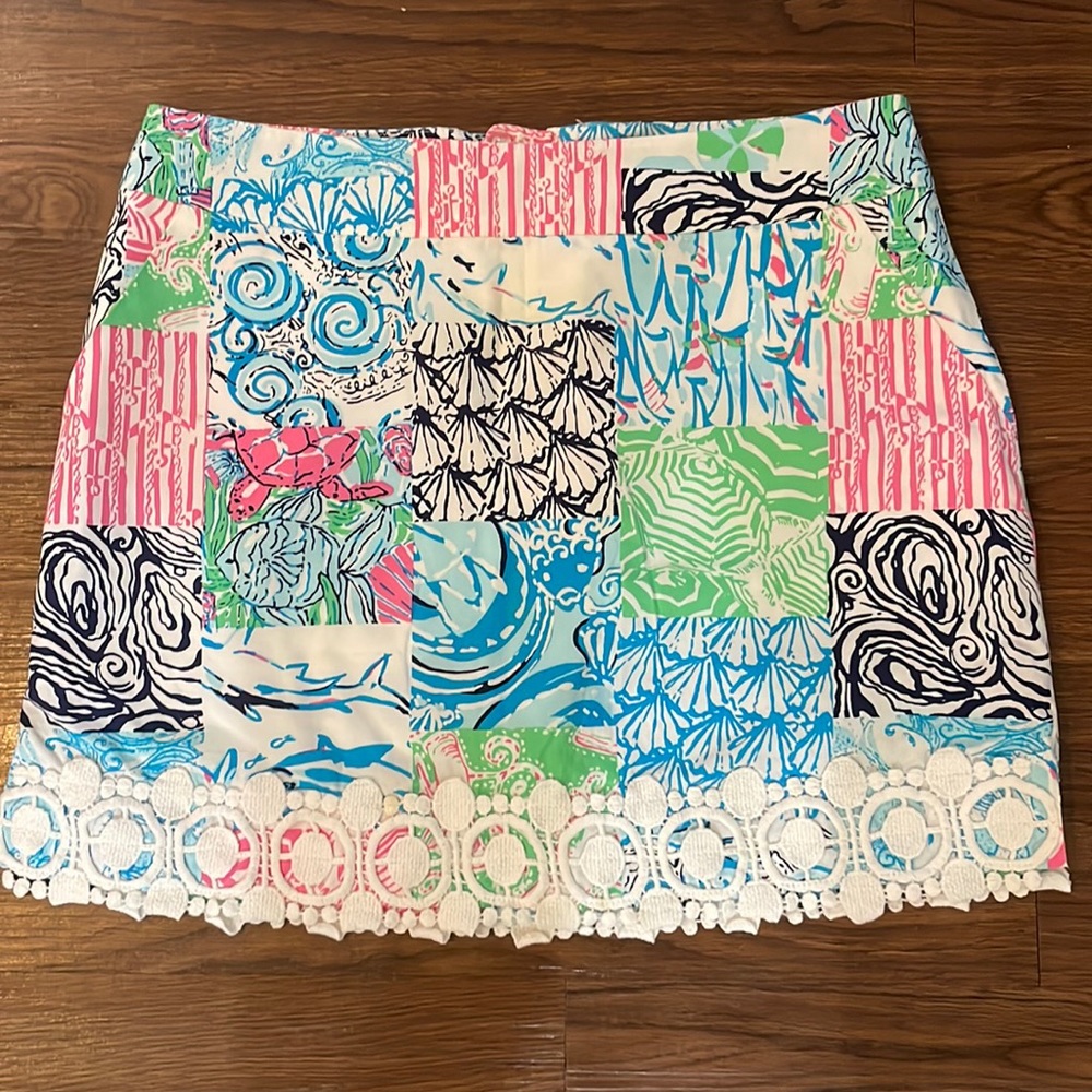 Lilly Pulitzer pattered skort
